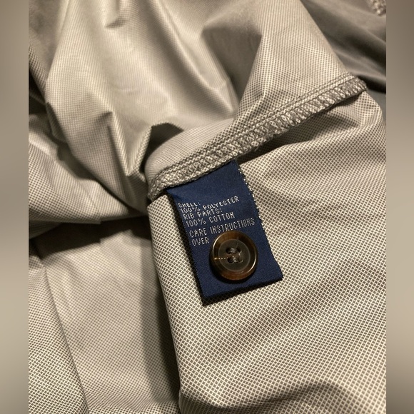 Polo Golf Ralph Lauren Size L Gray 3/4 Zip Long Sleeve Windbreaker Torrey Pines - Picture 11 of 12